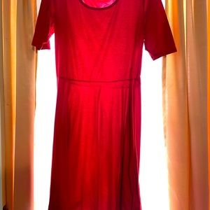 LulaRoe Nicole Size XL RED